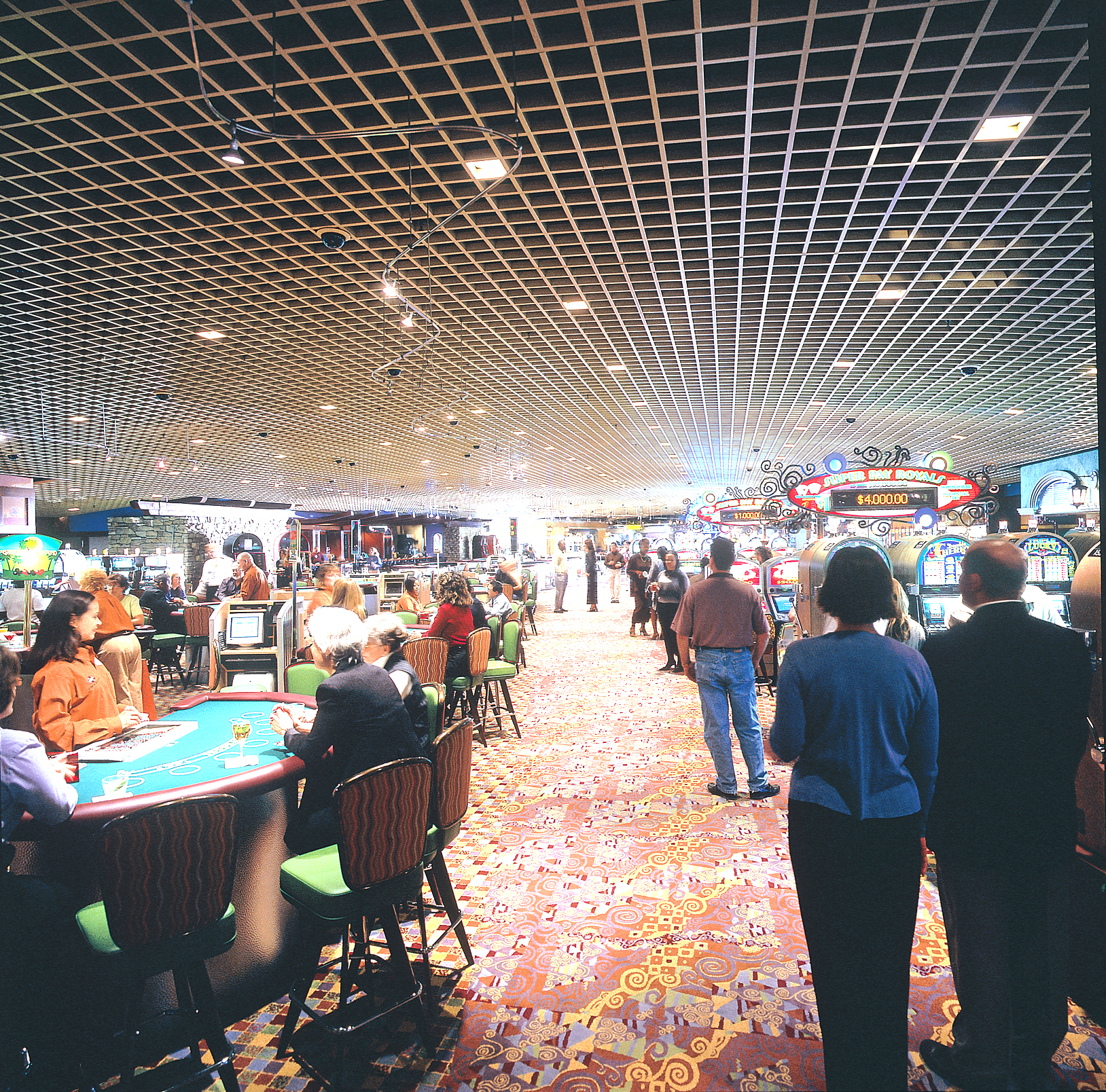 Louver Beam Cellular Ceiling